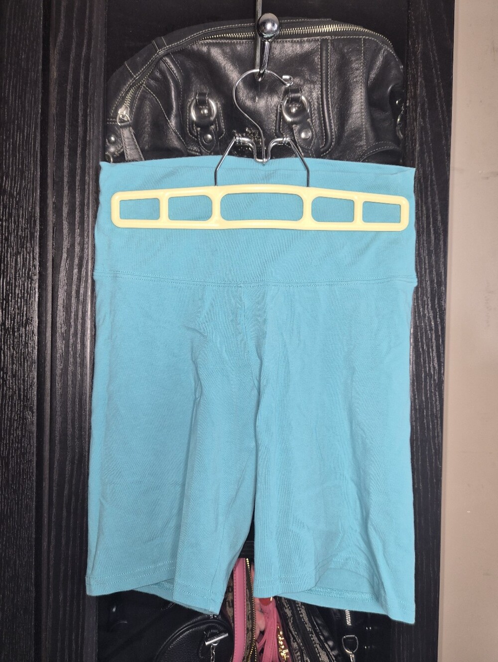 Tna Womens Size Small High Waisted Blue Shorts Cotton Biker Shorts Y2k Aritzia